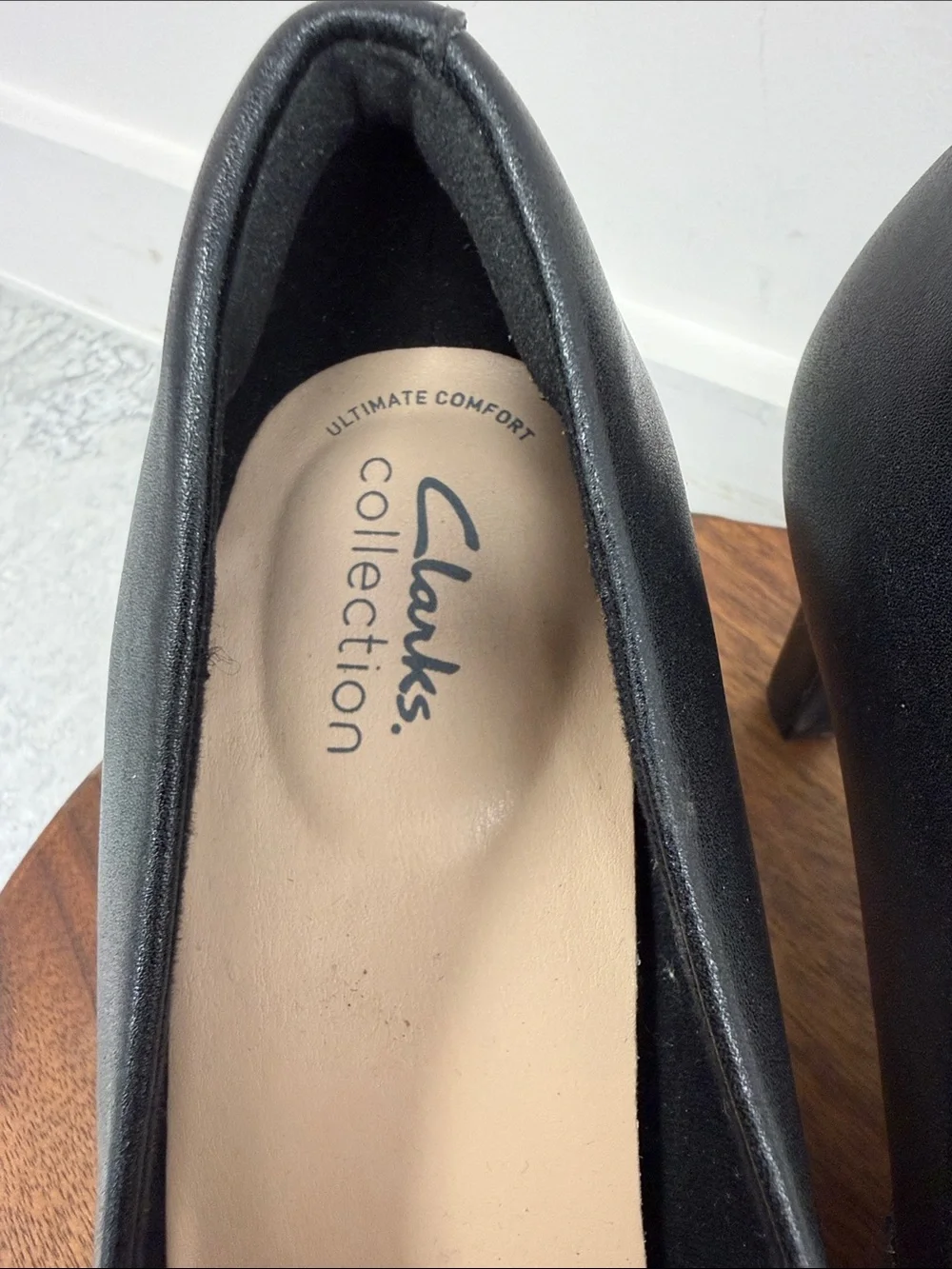 Clarks Collection Black Platform Heels /‎ Pumps sz 9.5